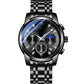 Men's Multifunction Chronograph Watch with Calendar