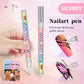 🎁Kerstcadeau! 48% Korting op 12-Kleurige Professionele Nail Art Penset – Ultraprecieze 0,7 mm Punt & Snel Droogend ✨💅