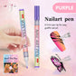 🎁Kerstcadeau! 48% Korting op 12-Kleurige Professionele Nail Art Penset – Ultraprecieze 0,7 mm Punt & Snel Droogend ✨💅