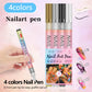 🎁Kerstcadeau! 48% Korting op 12-Kleurige Professionele Nail Art Penset – Ultraprecieze 0,7 mm Punt & Snel Droogend ✨💅