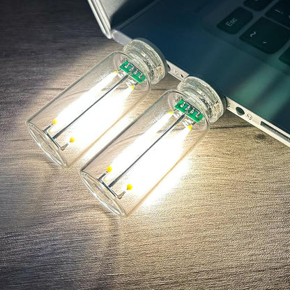 ✨ Draagbare Aanraakbediening Glasbol USB Nachtlamp – Instelbare Helderheid, Meerdere Kleuren & Compact (Perfect voor Slaapkamer, Auto of Camping!)
