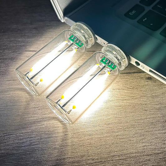 ✨ Draagbare Aanraakbediening Glasbol USB Nachtlamp – Instelbare Helderheid, Meerdere Kleuren & Compact (Perfect voor Slaapkamer, Auto of Camping!)