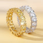 ✨50% KORTING! Full Circle Sparkling Zircon Fashion Ring – Tijdloze elegantie, 360° glans en licht luxe design 💎💍