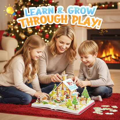 3D DIY Kerstpuzzelpakket