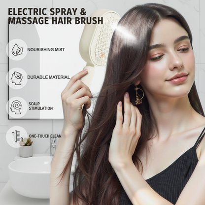 💥50% KORTING💦 Haarborstel Met Spray Voor Alle Haartypes