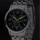 Klassiek casual koppels horloge met 3-oog wijzerplaat