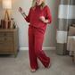 Dames Glitter 2-delige Set: Sweatshirt & Broek