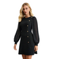 🔥Hete verkoop 55% korting🔥Elegante jurk met lange mouwen en asymmetrisch knoopdetail