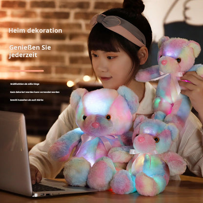 ⏳Tijdelijke korting van 50%⏰Teddybeer, kleurrijke LED-verlichting, knuffels🌈🧸