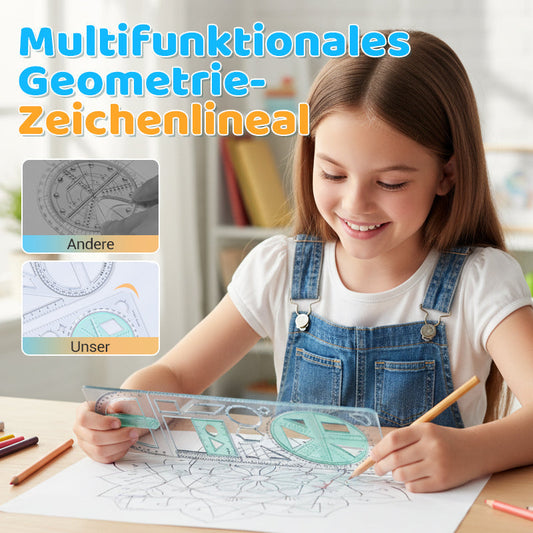 Multifunctionele geometrietekenliniaal