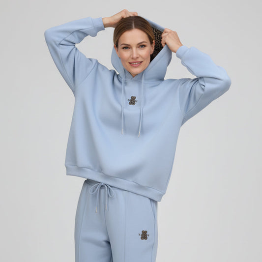 🔥Casual sweatshirt met capuchon en broek voor dames – Warm, Comfortabel & Stijlvol