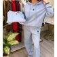 🔥Casual sweatshirt met capuchon en broek voor dames – Warm, Comfortabel & Stijlvol