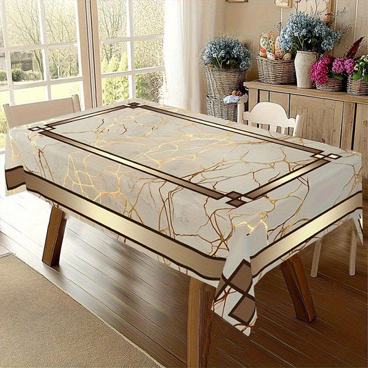 Waterdicht Tafelkleed met Marmerprint