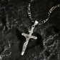 🔥 50% KORTING! ⏰ Goudkleurige Kruisbeeld Hanger Ketting – Gedetailleerd INRI Ontwerp, Verstelbare Figaro Ketting & Dagelijkse Geloof Sieraden ✝️✨