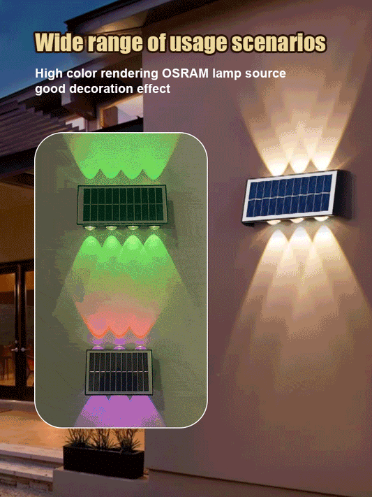 💥Wandlamp op zonne-energie