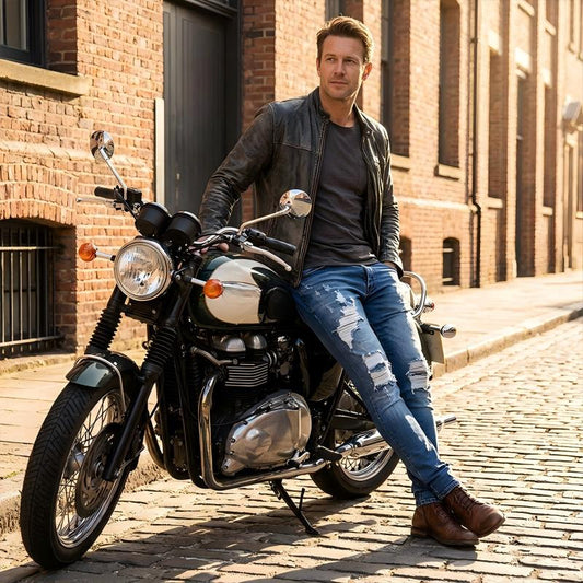 🎉Nieuwjaars Cadeau 50% KORTING!👖Stijlvolle Ripped Skinny Jeans voor Heren: Modern Gescheurd Ontwerp + Comfortabel Katoen – Voor Een Stoere Casual Look!