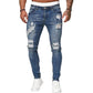 🎉Nieuwjaars Cadeau 50% KORTING!👖Stijlvolle Ripped Skinny Jeans voor Heren: Modern Gescheurd Ontwerp + Comfortabel Katoen – Voor Een Stoere Casual Look!