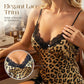 🎁Satijnen nachthemd voor dames met kanten details👙