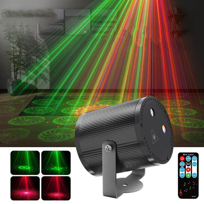 📢📢NU 50% KORTING!!🎇DJ Laser Party Light met 7 lichtstanden en afstandsbediening