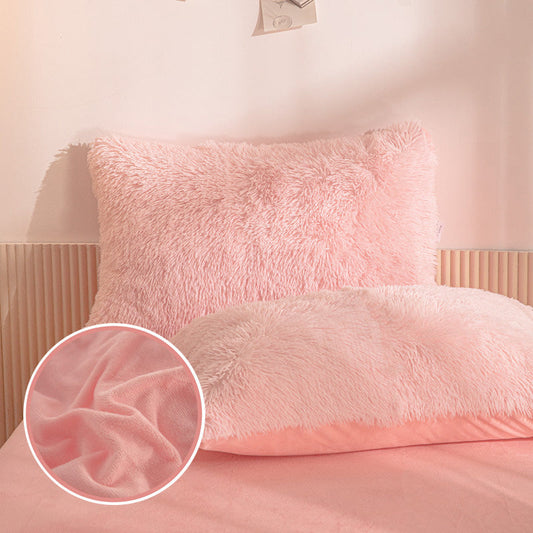 📢📢50% KORTING!! ⏰ Winter Plush-beddengoedset – 4-delig, warm en gezellig ✨