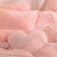 📢📢50% KORTING!! ⏰ Winter Plush-beddengoedset – 4-delig, warm en gezellig ✨
