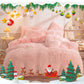 📢📢50% KORTING!! ⏰ Winter Plush-beddengoedset – 4-delig, warm en gezellig ✨