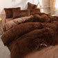 📢📢50% KORTING!! ⏰ Winter Plush-beddengoedset – 4-delig, warm en gezellig ✨