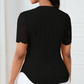 🌼LAATSTE DAG AANBIEDING - 60% KORTING👚Dames blouse met V-hals, kanten mouwen en knoopsluiting