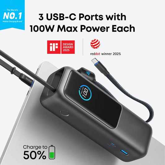 📢📢43% OFF !!!⏰🔥Portable Charger with Built-in Cable⚡