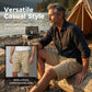 🥳HETE UITVERKOOP 2026🩳 60% KORTING! Lichtgewicht cargoshorts – Ademende stof, knielengte. Veilige zakken voor telefoon en sleutels. Comfortabel de hele dag door. ✅☀️