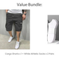 🥳HETE UITVERKOOP 2026🩳 60% KORTING! Lichtgewicht cargoshorts – Ademende stof, knielengte. Veilige zakken voor telefoon en sleutels. Comfortabel de hele dag door. ✅☀️