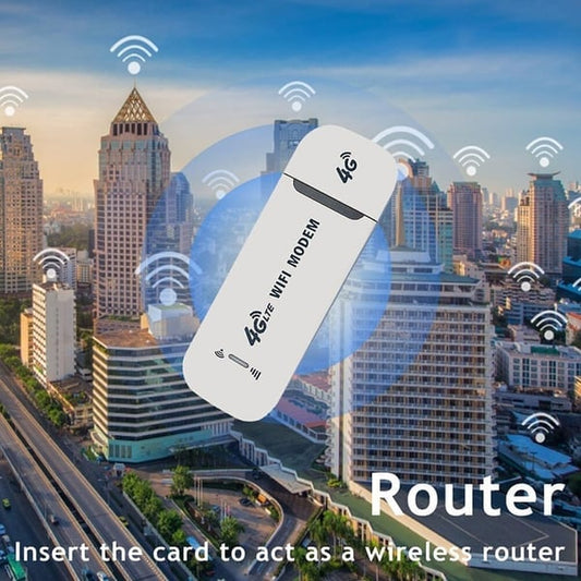 🎉Nieuwjaars Cadeau 50% KORTING!📶 4G LTE USB Mobiele WiFi Router – Snel Internet Overal & Meerdere Apparaten!