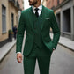 Heren Slim-Fit 3-delig Kostuum