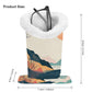 Magnetische Brillenhouder met Print en Zachte Pluche Voering