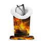 Magnetische Brillenhouder met Print en Zachte Pluche Voering