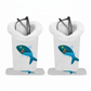 Magnetische Brillenhouder met Print en Zachte Pluche Voering
