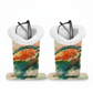 Magnetische Brillenhouder met Print en Zachte Pluche Voering