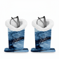 Magnetische Brillenhouder met Print en Zachte Pluche Voering