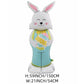 🎁Uitverkoop 50% Korting🔥 Reusachtige 3D-ballon in de vorm van een konijn die vanzelf blijft staan. Feestelijke vreugde🐰