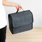 🚗📦Collapsible Synthetic-Felt Car Trunk Organizer | Adjustable Inner Dividers for Neat Rear Cargo Organization🔧