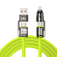 🔌⚡ 50% KORTING – 4-in-1 Snellaadkabel 240W | USB-A, USB-C & Lightning | Met E-Marker Chip