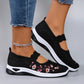 Casual schoenen van gebreide, ademende stof met zachte zool