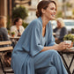 ✨🔥Elegante 3-delige loungewear voor dames met een losse pasvorm