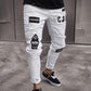Heren skinny jeans met scheuren