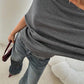 Dames Asymmetrische Off-Shoulder Vleermuismouw Top