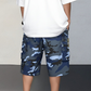 Heren Cargo Short Camouflage met Trekkoord