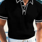 👕 50% KORTING NU! ☀️ Casual poloshirt met korte mouwen – Ademend polyester, moderne pasvorm & perfect voor ontspannen dagen 🏖️