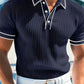 👕 50% KORTING NU! ☀️ Casual poloshirt met korte mouwen – Ademend polyester, moderne pasvorm & perfect voor ontspannen dagen 🏖️