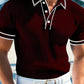 👕 50% KORTING NU! ☀️ Casual poloshirt met korte mouwen – Ademend polyester, moderne pasvorm & perfect voor ontspannen dagen 🏖️