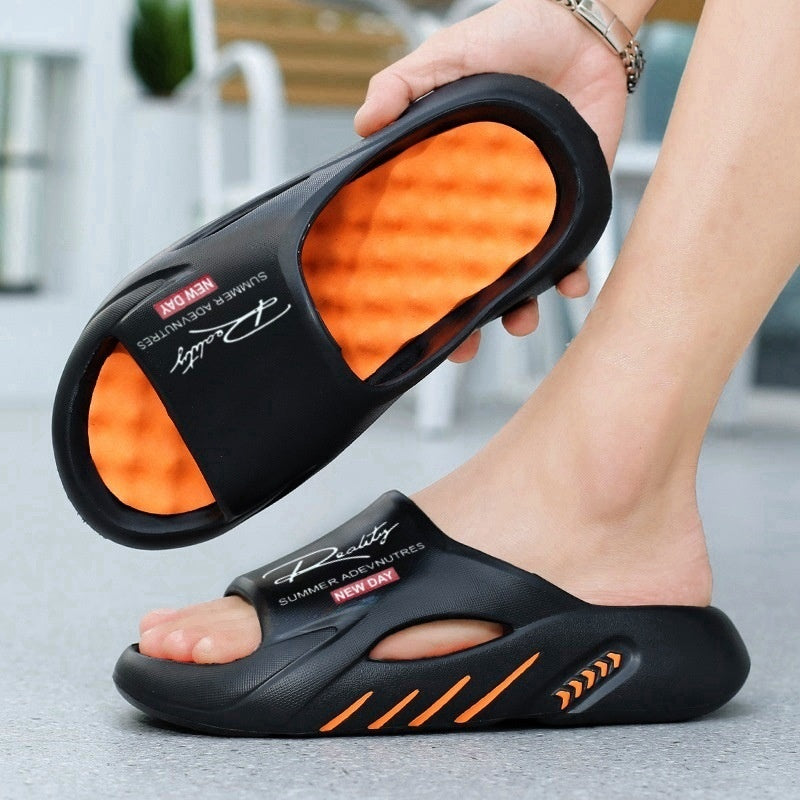 💥50% KORTING 🦶Antislip Cloud-slippers voor heren met dikke zool🌊Verfri ...